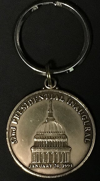 Inaugural Gifts Brass Key Rings